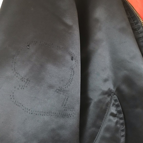 Vintage reversible satin Ma-1 bomber jacket - Picture 7 of 8